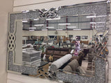 Diamante Filled Celtic Cross Knot Wall Mirror
