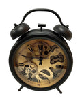 Black Skeleton Mantle Faux Alarm Clock