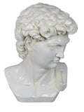 Small White Roman Bust of Caracalla Ornament