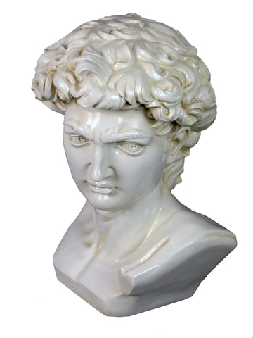 Small White Roman Bust of Caracalla Ornament