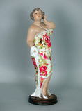 Fiorella Tuttodonna Curvy Buxom Busty Lady Woman Ornament Figurine with White Shawl