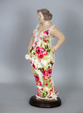 Fiorella Tuttodonna Curvy Lady Ornament With White Rose