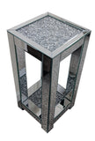 Crushed Diamante Narrow Side Table