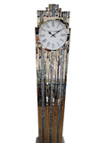 New York Diamante Art Deco Mirrored Grandfather Clock