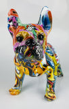 Multicolour Graffiti French Bulldog Ornament
