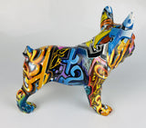 Multicolour Graffiti French Bulldog Ornament