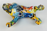 Multicolour Graffiti French Bulldog Ornament