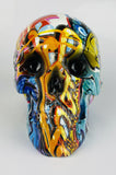 Multicolour Graffiti Skull Ornament