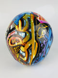 Multicolour Graffiti Skull Ornament