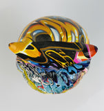 Multicolour Graffiti Barn Owl Ornament