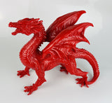 Small Red Welsh Dragon Ornament