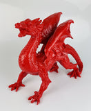 Small Red Welsh Dragon Ornament