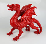 Small Red Welsh Dragon Ornament