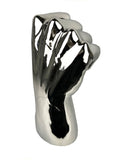 Large Silver Electroplated Clenched Fist Ornament
