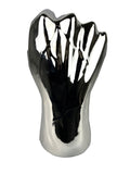 Large Silver Electroplated Clenched Fist Ornament