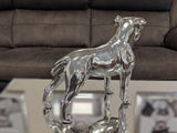 Silver Small Staffordshire Bull Terrier Ornament