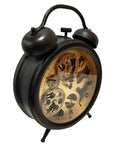 Black Skeleton Mantle Faux Alarm Clock