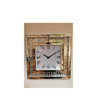 Crystal Decor Square Floating Jewel Wall Clock