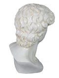 Small White Roman Bust of Caracalla Ornament