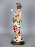 Fiorella Tuttodonna Curvy Buxom Busty Lady Woman Ornament Figurine with Wine Glass