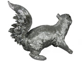 Silver Squirrel Ornament