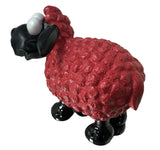Red & Black Sheep Cartoon Ornament
