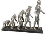 Silver Human Evolution of Man Ornament