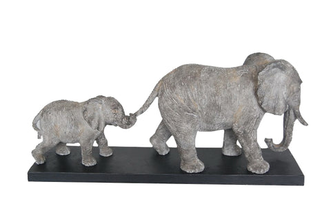Follow the Leader Elephant Parent & Baby Ornament