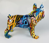 Multicolour Graffiti French Bulldog Ornament