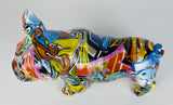 Multicolour Graffiti French Bulldog Ornament