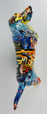 Multicolour Graffiti Basset Hound Ornament